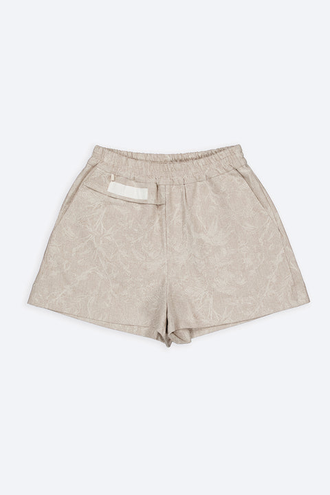 The jacquard short shorts have minimal modern aesthetics design allowing comfort and bringing self-confidence. This unique piece is made locally in Paris to reduce environmental impact and guarantee high quality and durability of the products.