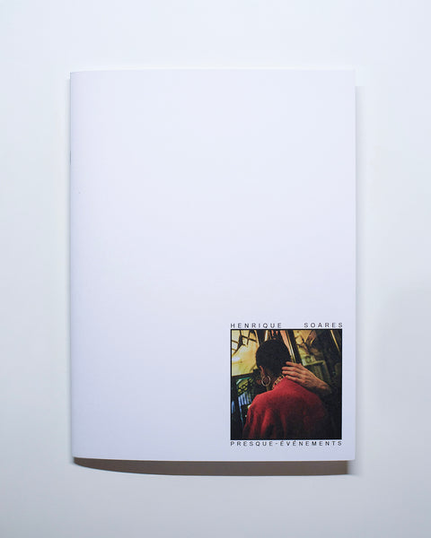This booklet contains the entire “NEARLY-OCCURRENCE” series developed by the photographer Henrique Soares as part of the creative collaboration with White Canvas.&nbsp;

In this series, Henrique travels in his own psychic reality by confronting it with the outside world. His fantasies, his desires, as well as his anxieties and his hopes are expressed through all these faceless fragments of life. By breaking up individual stories, he turns it into a personal-universal graphic novel. He creates an intimacy t